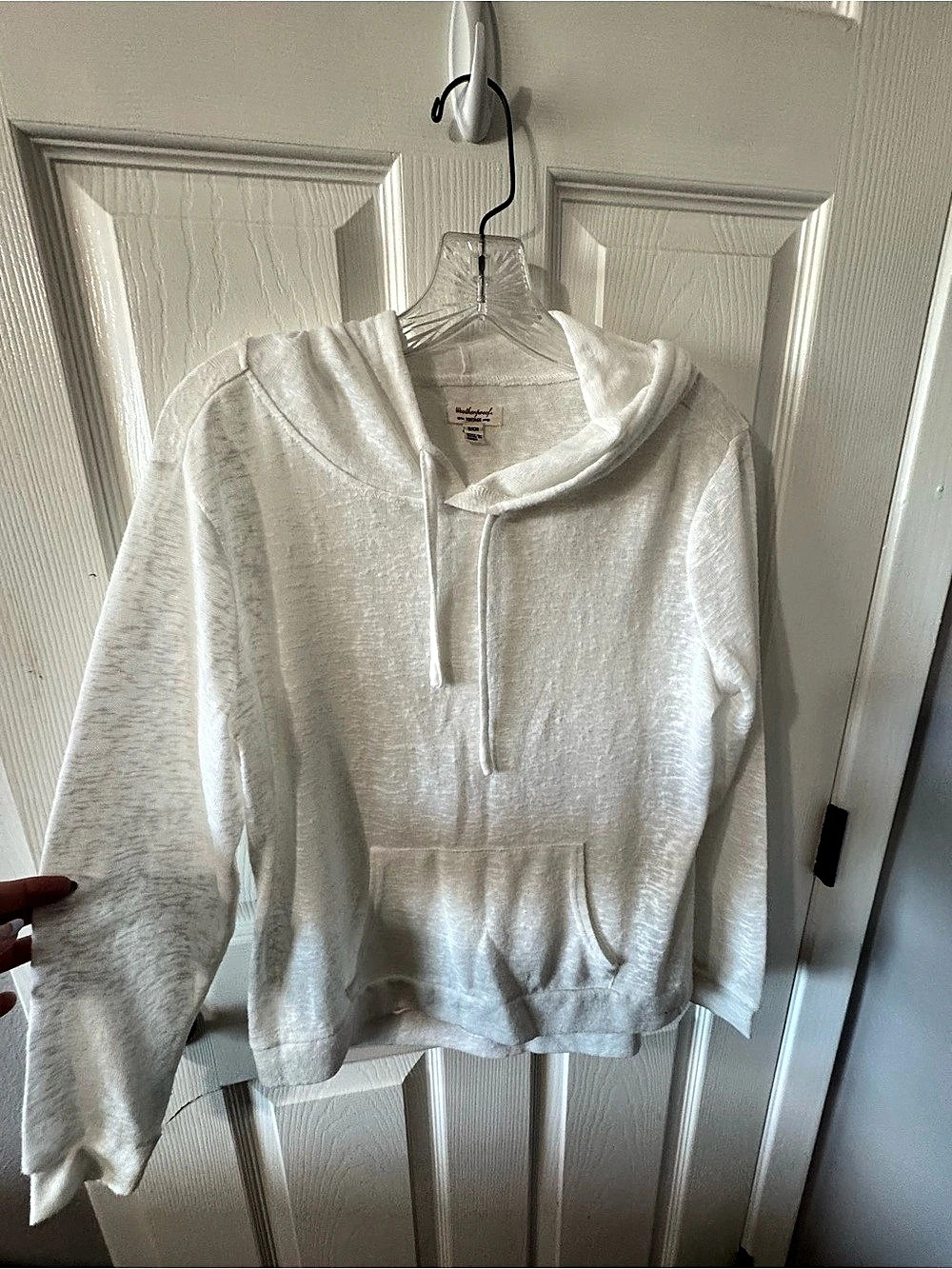 Weatherproof Vintage Pullover Hoodie White Small